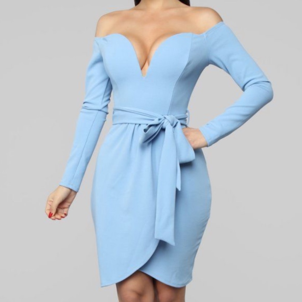 SOLD‼️ Fashion Nova Yellow Good Impressions  Dress